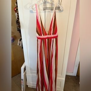 Aaka Striped Maxi Dress